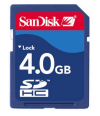 Sandisk 4GB Память SDHC