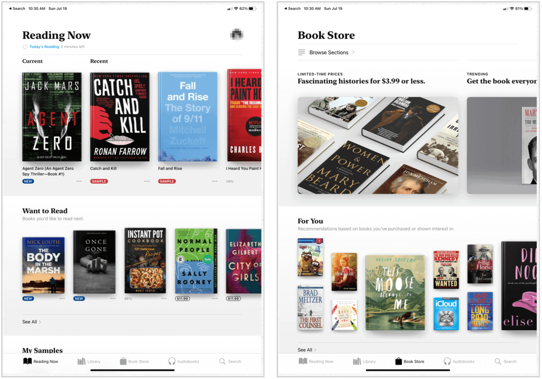 Apple Books на iPad