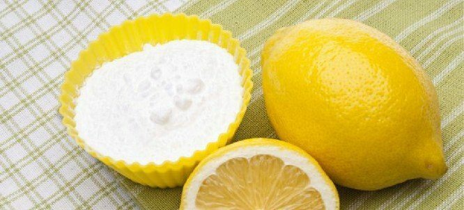 Лимон и пищевая сода