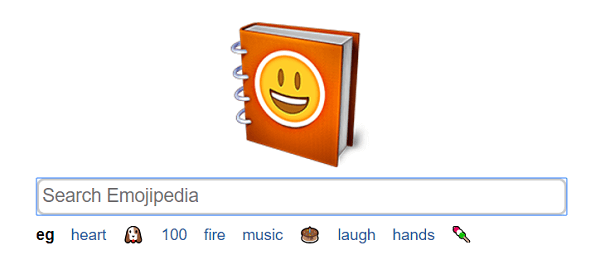 Emojipedia - это поисковая система для смайликов.