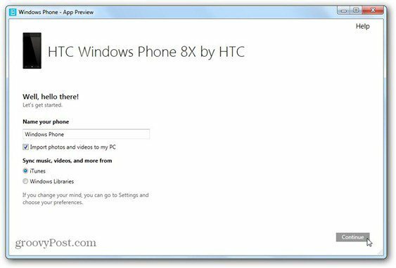 Windows Phone 8 Windows Phone приложение для рабочего стола первого имени телефона решить, что синхронизировать