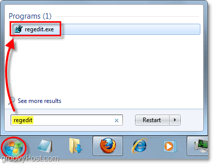 открыть regedit в windows 7