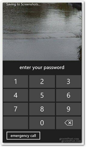 Windows Phone 8 настроить экран блокировки с паролем