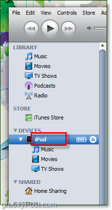 откройте iTunes и дважды щелкните текущее имя вашего устройства