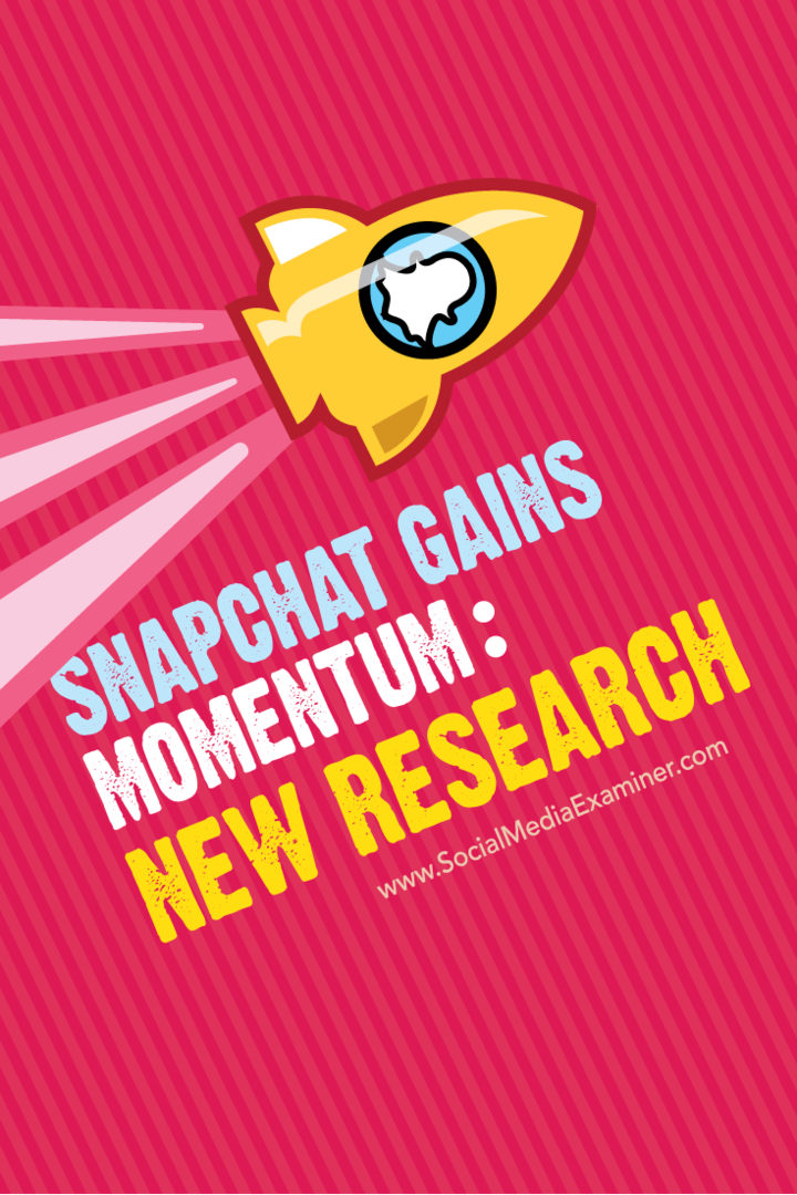 Snapchat набирает обороты: новое исследование: специалист по социальным медиа
