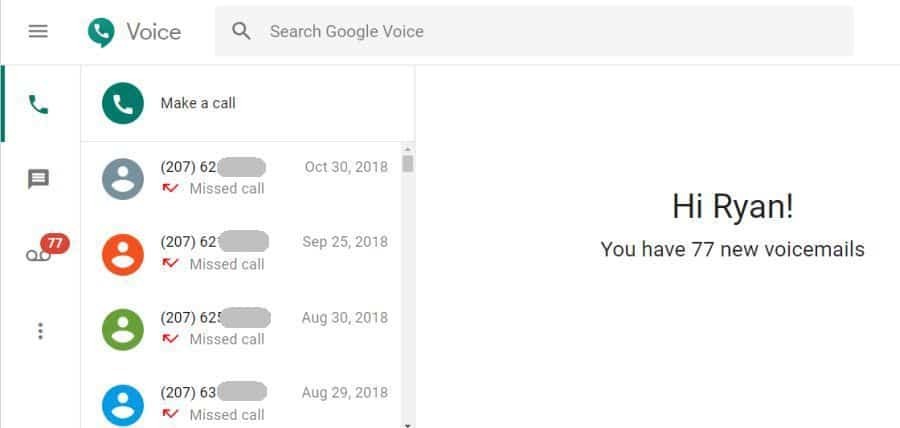 голосовые звонки Google