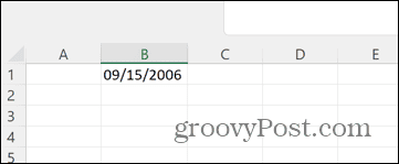 Excel преобразовал дату