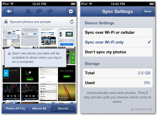 Как использовать Facebook Photo Sync на Android и iOS