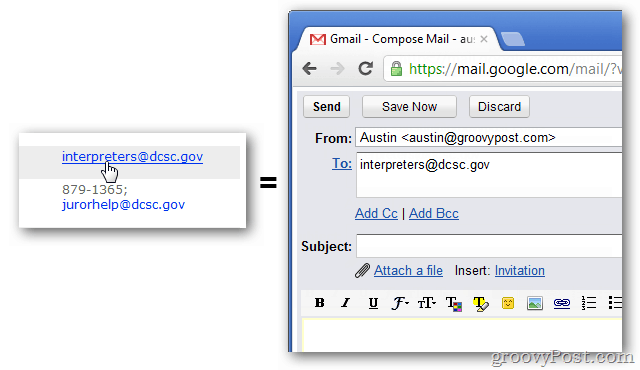 Gmail по умолчанию для электронной почты Chrome
