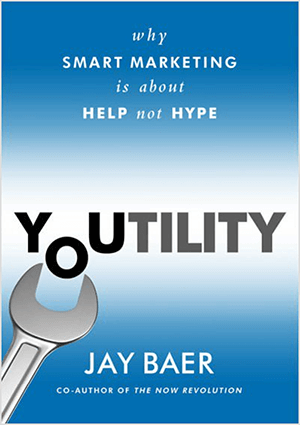 Это скриншот обложки книги Джея Бэра для Youtility.