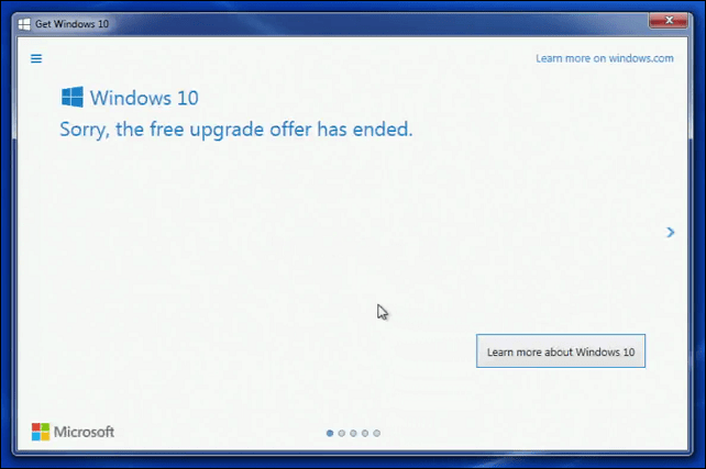 Microsoft рекомендует клиентам обратиться в службу поддержки для обновлений Windows 10, не завершенных в срок