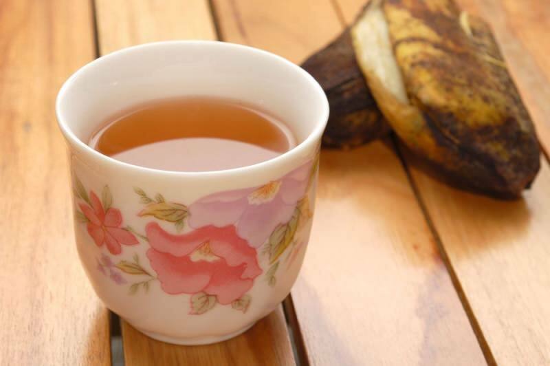 банановый чай способствует пищеварению