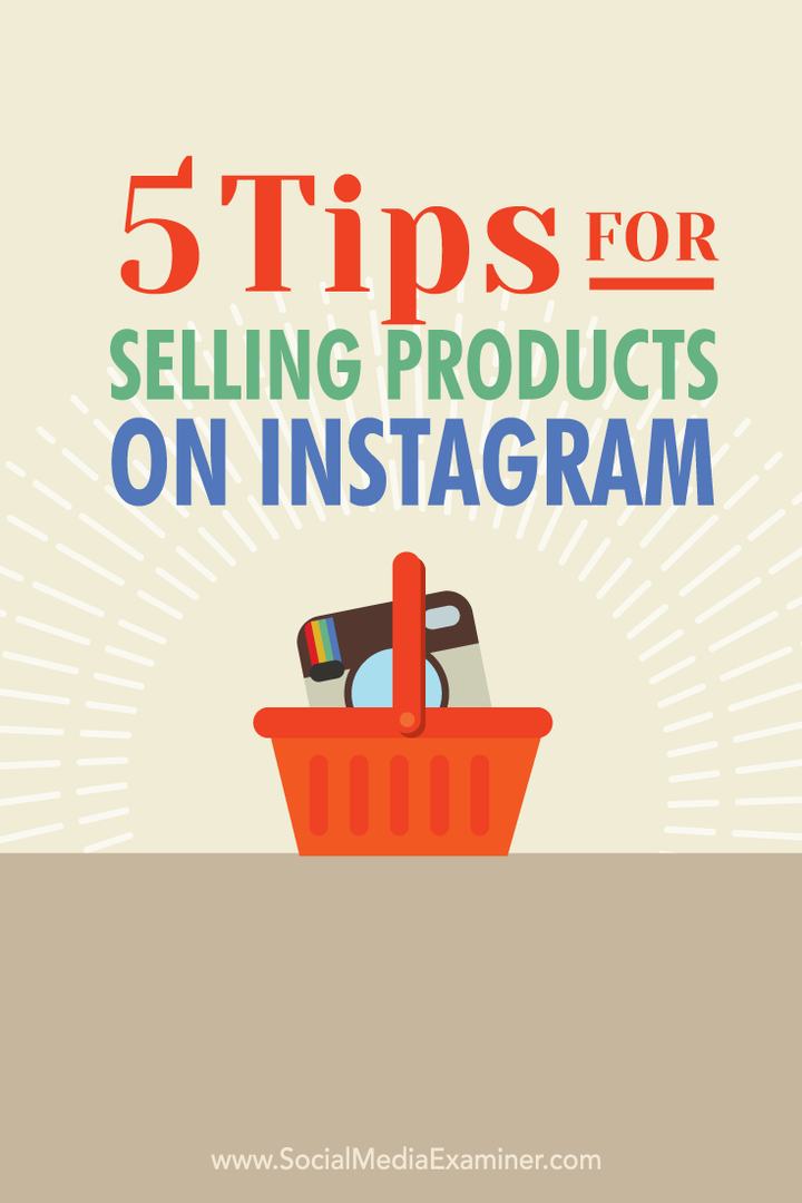 5 советов по продаже товаров в Instagram: специалист по социальным медиа