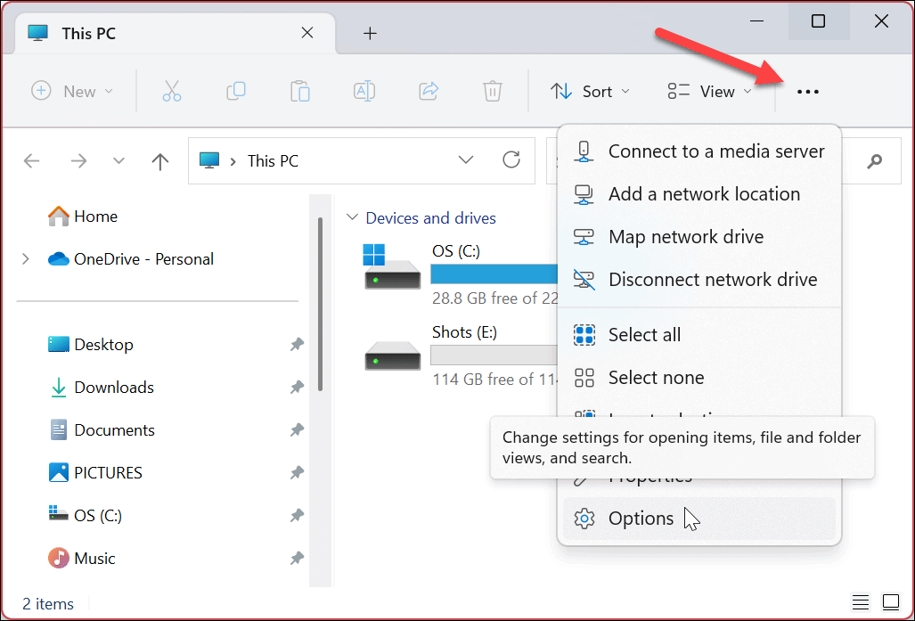Как исправить отсутствующее меню быстрого доступа в Windows 11