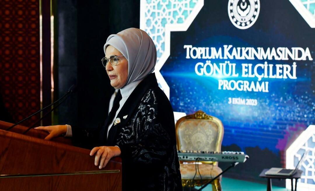 Эмине Эрдоган участвует в программе «Послы-добровольцы в развитии сообществ»!