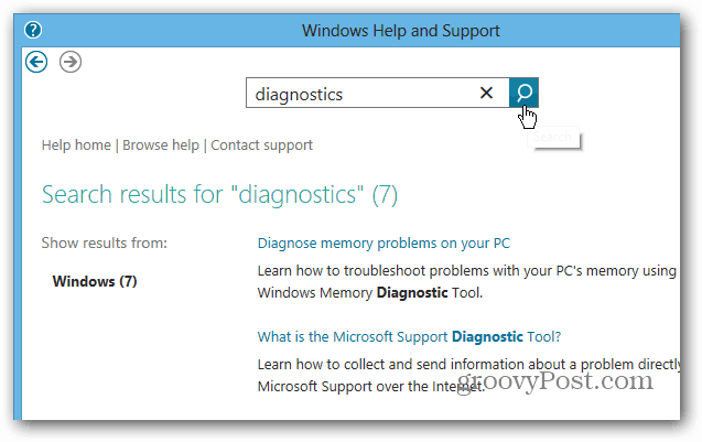 Как получить доступ к справке и поддержке Windows 8