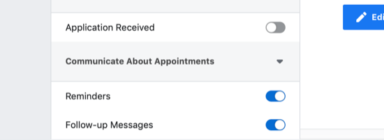 Варианты автоматического ответа Facebook на встречи