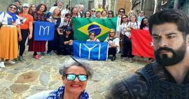 Бразильские фанаты стекались на съемочную площадку «Создание Османа!». Они восхищались турецкой культурой