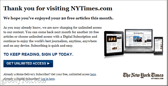 Обойти NYtimes Paywall