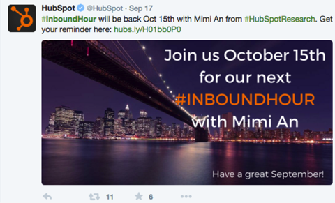 inboundhour твит