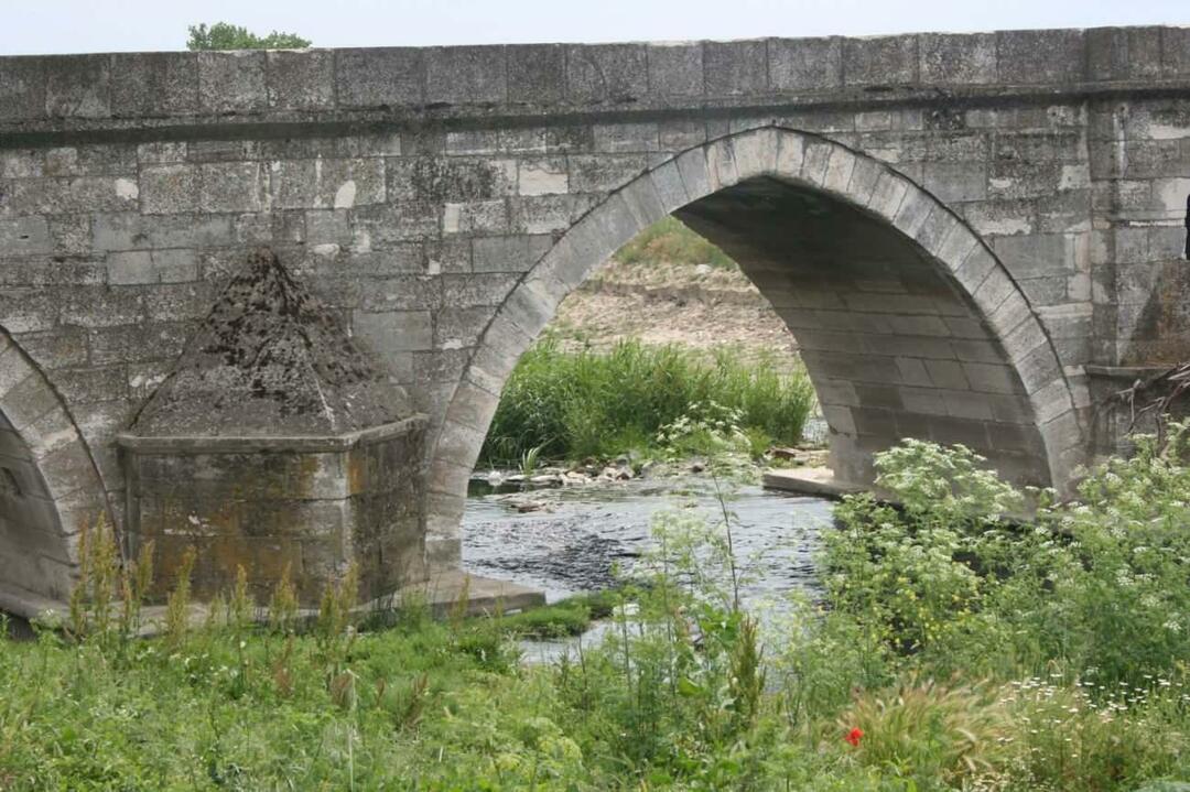 Кадры с моста Сокуллу Мехмет-паши