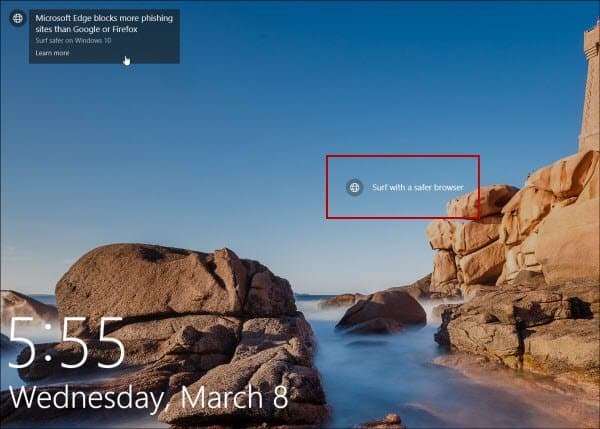 Windows 10 Блокировка экрана