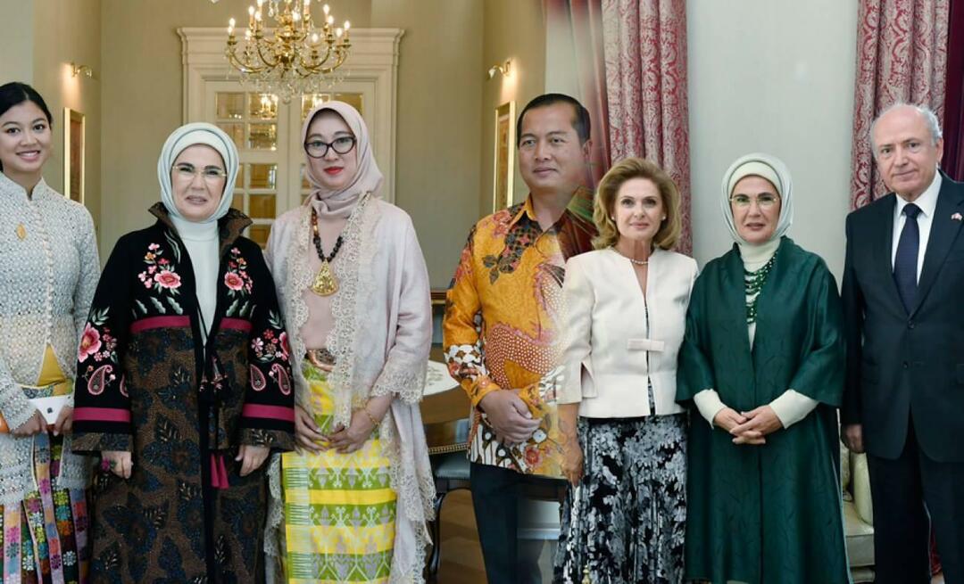 Эмине Эрдоган встретилась с послами и их супругами, срок полномочий которых истекает в сентябре