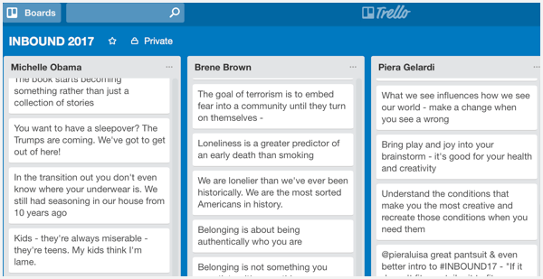 живые заметки в блогах с Trello