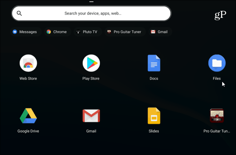 1 Приложение Chromebook Files