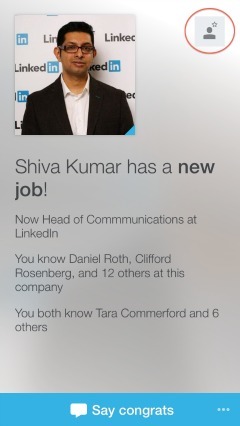 LinkedIn Connected позволяет вам легко поддерживать связь с теми, кого вы уже знаете.