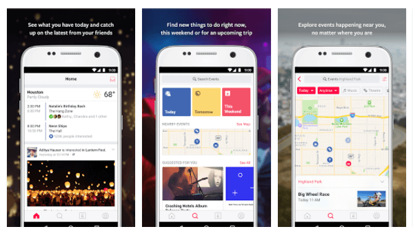 Автономное приложение Facebook Events from Facebook, которое было представлено на iOS в начале этого года, было выпущено для Android.