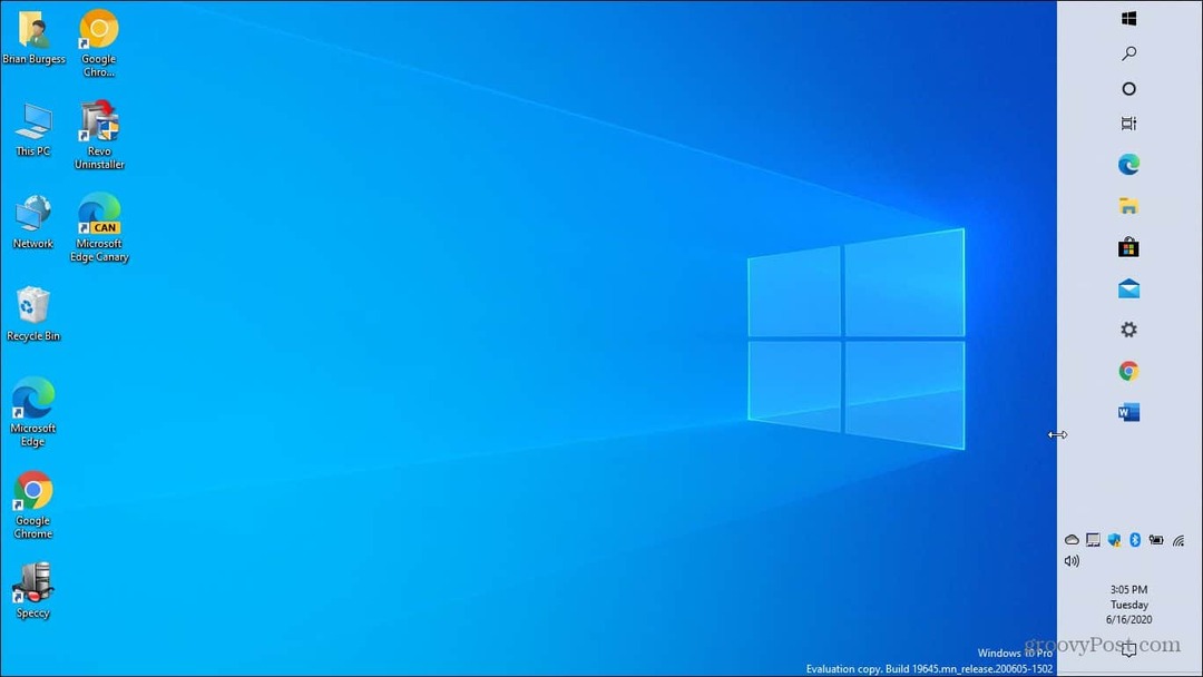 Как переместить панель задач в Windows 10
