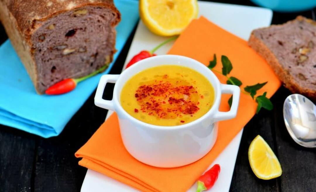 Как приготовить суп с куркумой и чечевицей? Какие ингредиенты для чечевичного супа с куркумой?