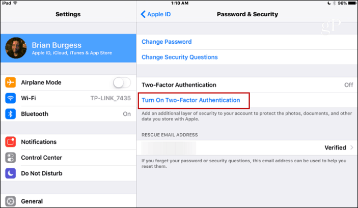 Как включить двухфакторную аутентификацию для вашего Apple ID