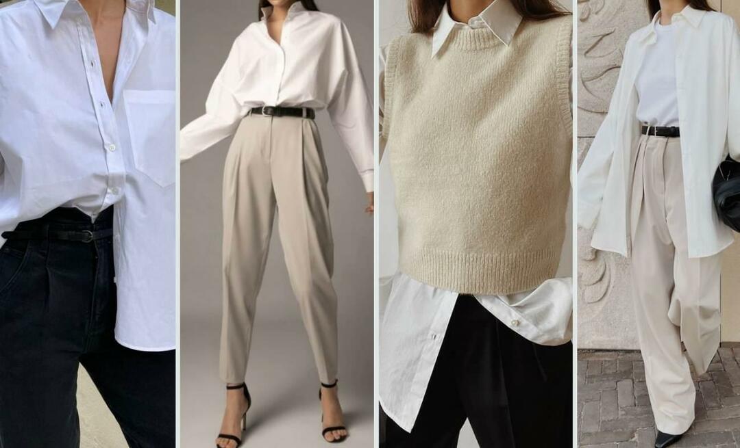 5 различных стилей комбинаций белых рубашек специально для осеннего сезона!