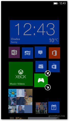Windows Phone 8 настроить плитки 2
