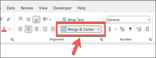 excel слияние и центрирование