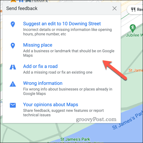 Оставьте отзыв о Google Картах