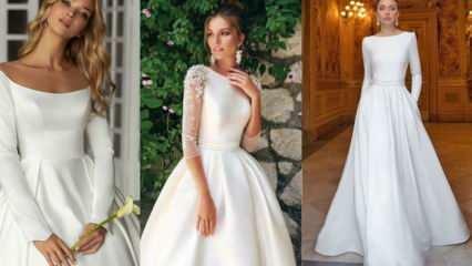 Какие модели простых свадебных платьев будут самыми трендовыми в 2021 году? Самые красивые простые свадебные платья