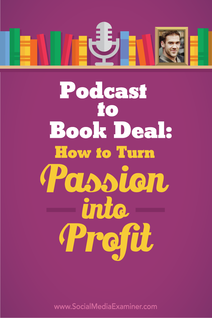 Подкаст для продажи книги: как превратить вашу страсть в прибыль: специалист по социальным медиа