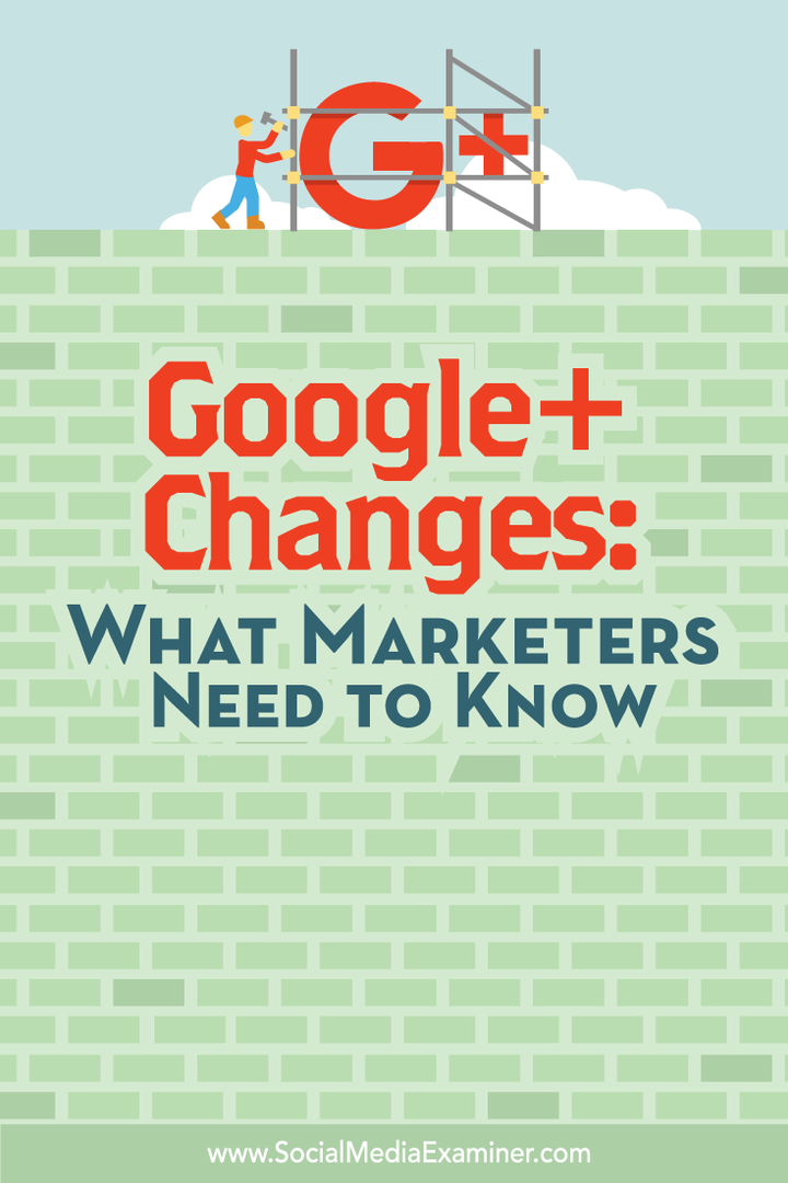 что маркетологам нужно знать об изменениях в Google +