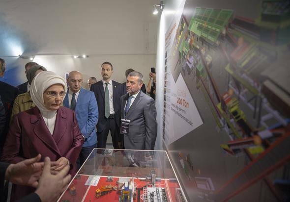Первая леди Эрдоган на открытии проекта трансформации в Кентпарке!