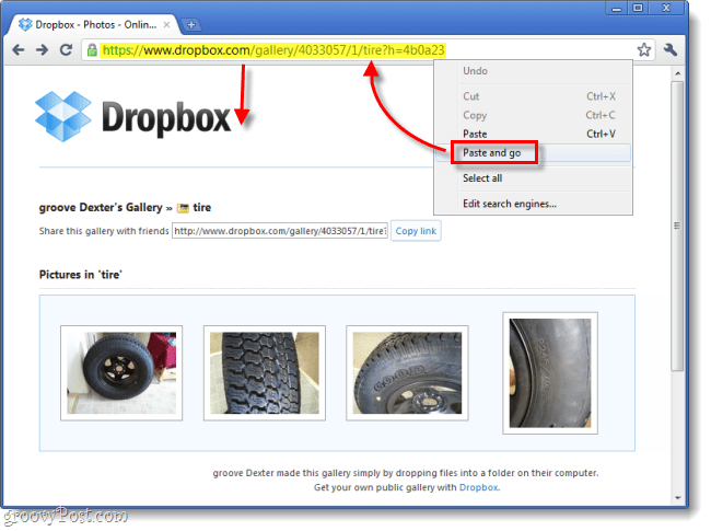 Как использовать Dropbox в качестве галереи для обмена фотографиями