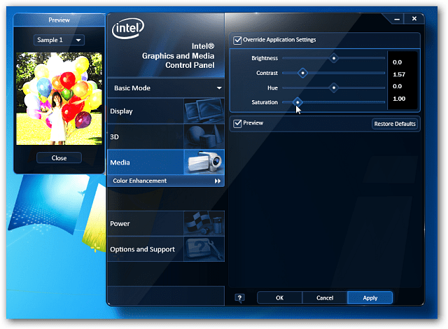Как отключить Intel Graphics Icon из панели задач Windows