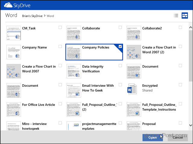 Как поделиться файлами из SkyDrive в Outlook.com