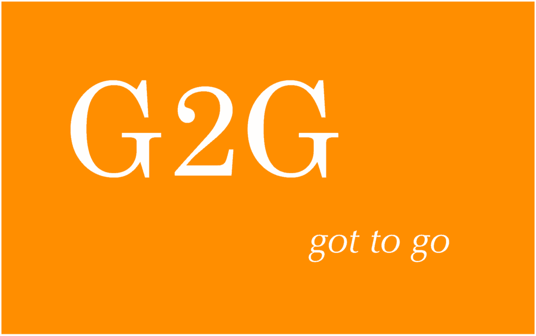 G2G значение