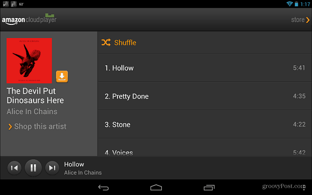 Amazon Cloud Player для Android