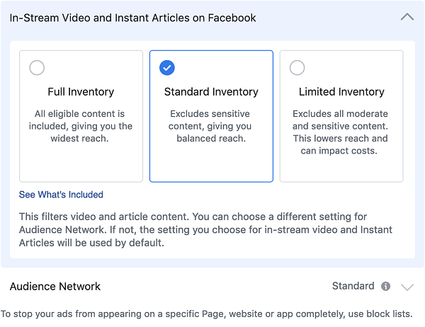 Facebook представил новый фильтр инвентаря, который упростит рекламодателям контроль над профилем безопасности своего бренда в различных средствах массовой информации.