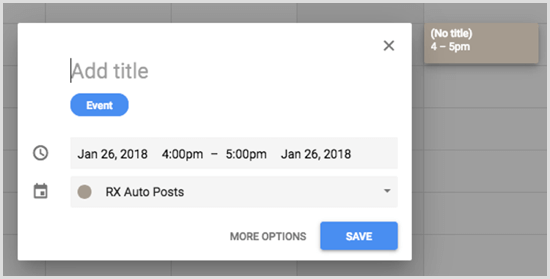 Календарь Google добавить мероприятие