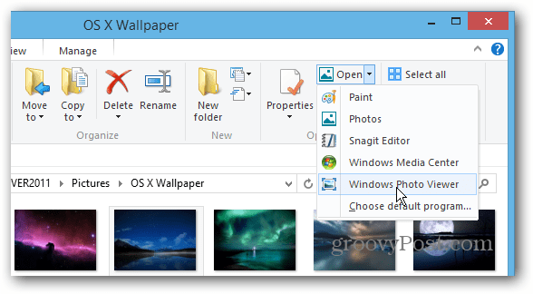 Выберите программу Windows Explorer